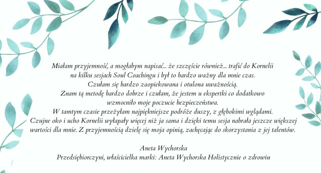 Soul Coaching opinia 3